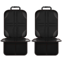 Universal Car Seat Protector for Child Baby Pet Waterproof Non-Slip Anti-Scratch Durable Auto Interior Cushion Cover with Pocket