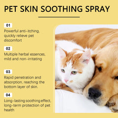 YEGBONG 50ml Pet Skin Care Spray Gentle Formula Soothing Discomfort Relief Vet Recommended for Dogs Cats All Breeds Daily Use