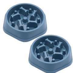 Slow Feeder Dog Bowl Non Slip Cat Dog Slower Food Feeding Dishes Large Small Medium Pet Slow Eat Dishes Puzzle Bowl Pet Supplies