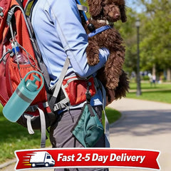 Portable Dog Pooper Scooper No Touch Claw Pickup Tool with Waste Bag Holder Easy One Hand Dog Walking Outdoor Pet Cleanup