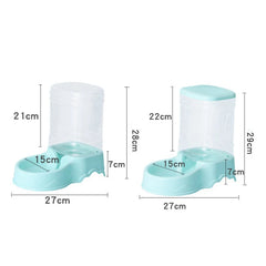 Automatic pet feeder Cat Drinking bowl Cat bowl Large capacity Dog bowl 3.8L combination food storage bucket Pet supplies