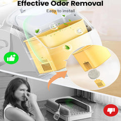 Deodorant cream 1 piece/3 pieces suitable for self-cleaning cat toilet cat litter companion urine removal artifact pet odor cont