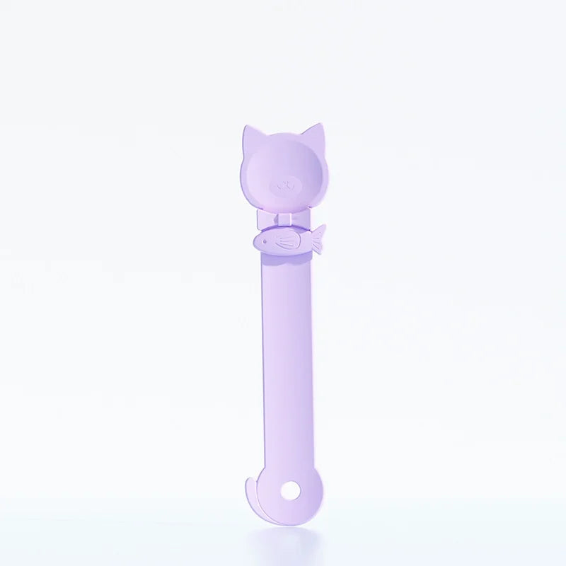 New Cat Treat Squeeze Spoon - Mess-Free Pet Feeding Tool for Cats, Snack Scoop, and Essential Pet Supplies