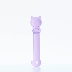New Cat Treat Squeeze Spoon - Mess-Free Pet Feeding Tool for Cats, Snack Scoop, and Essential Pet Supplies