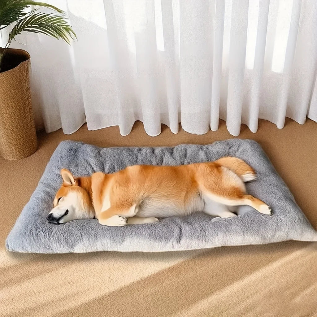 Winter Warm Thickened Multi-Size Pet Nest Pad Beds for Dogs Cats Cozy Cushion Cat Bed Mat Animals Sleeping Sofa All Seasons