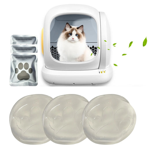 Deodorant cream 1 piece/3 pieces suitable for self-cleaning cat toilet cat litter companion urine removal artifact pet odor cont