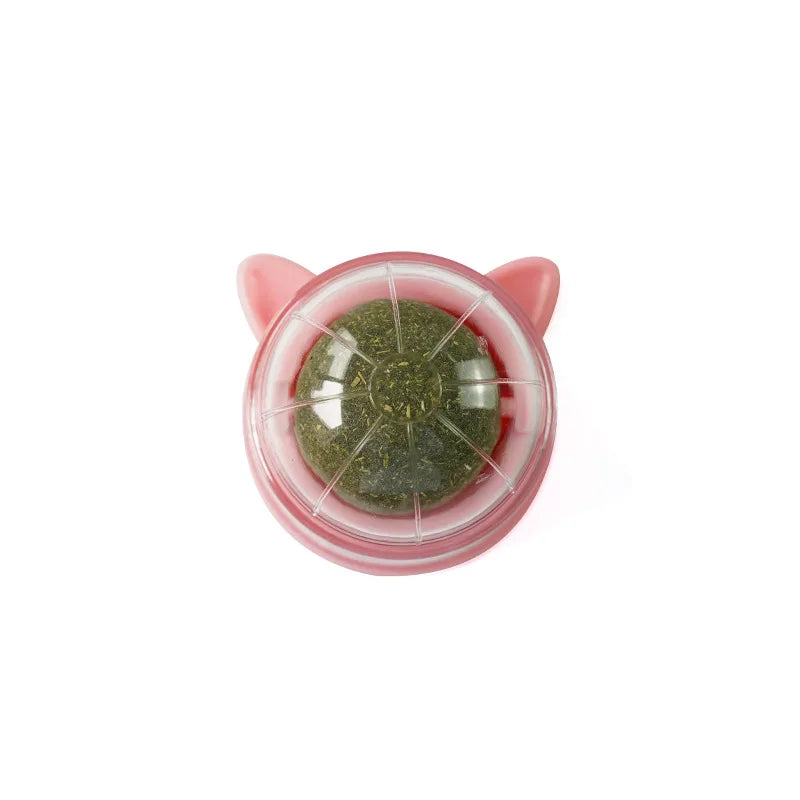 Cats Catnip Cat Toy Natural Ball Removal  Cat Grass Treats to Improve Digestion Wall Sticker Scratch Itchy Treat Healthy Supplie