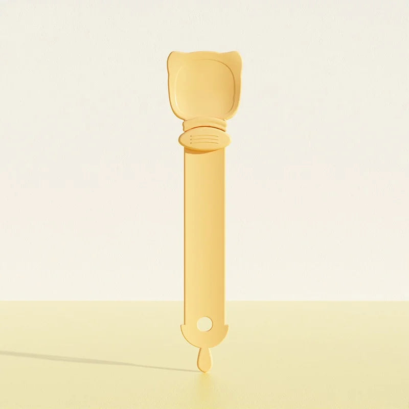 New Cat Treat Squeeze Spoon - Mess-Free Pet Feeding Tool for Cats, Snack Scoop, and Essential Pet Supplies