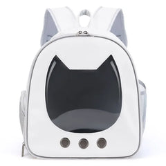 Portable Transparent Pet Backpack Foldable Outdoor Carrying Cats Bag Breathable Travel Bags for Kittens/Dogs Going Out Pets Bag