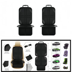 Universal Car Seat Protector for Child Baby Pet Waterproof Non-Slip Anti-Scratch Durable Auto Interior Cushion Cover with Pocket