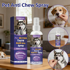 Pet Anti Chew Spray Bitter Deterrent Stop Chewing Biting Behavior Furniture Protector Safe Training Aid for Dogs Cats Deterrent