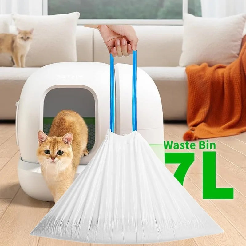 Use for Petkit Pure Max/X /Max2 Self Cleaning Litter Box Thick Trash Bag Cat Litter Box Liners Arenero Para Gato Pet Accessories