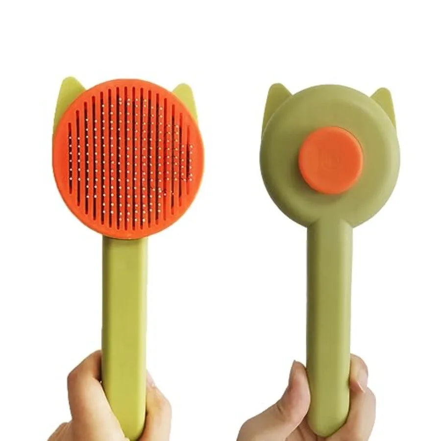 10PCS Cat Dog Grooming Kit Self-Cleaning Brush Removes Loose Hair Pet Bath Brush Massage Glove Nail Clipper Flea Comb