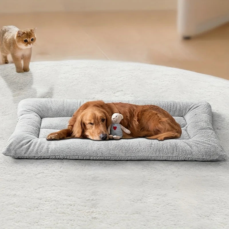 Winter Warm Thickened Multi-Size Pet Nest Pad Beds for Dogs Cats Cozy Cushion Cat Bed Mat Animals Sleeping Sofa All Seasons