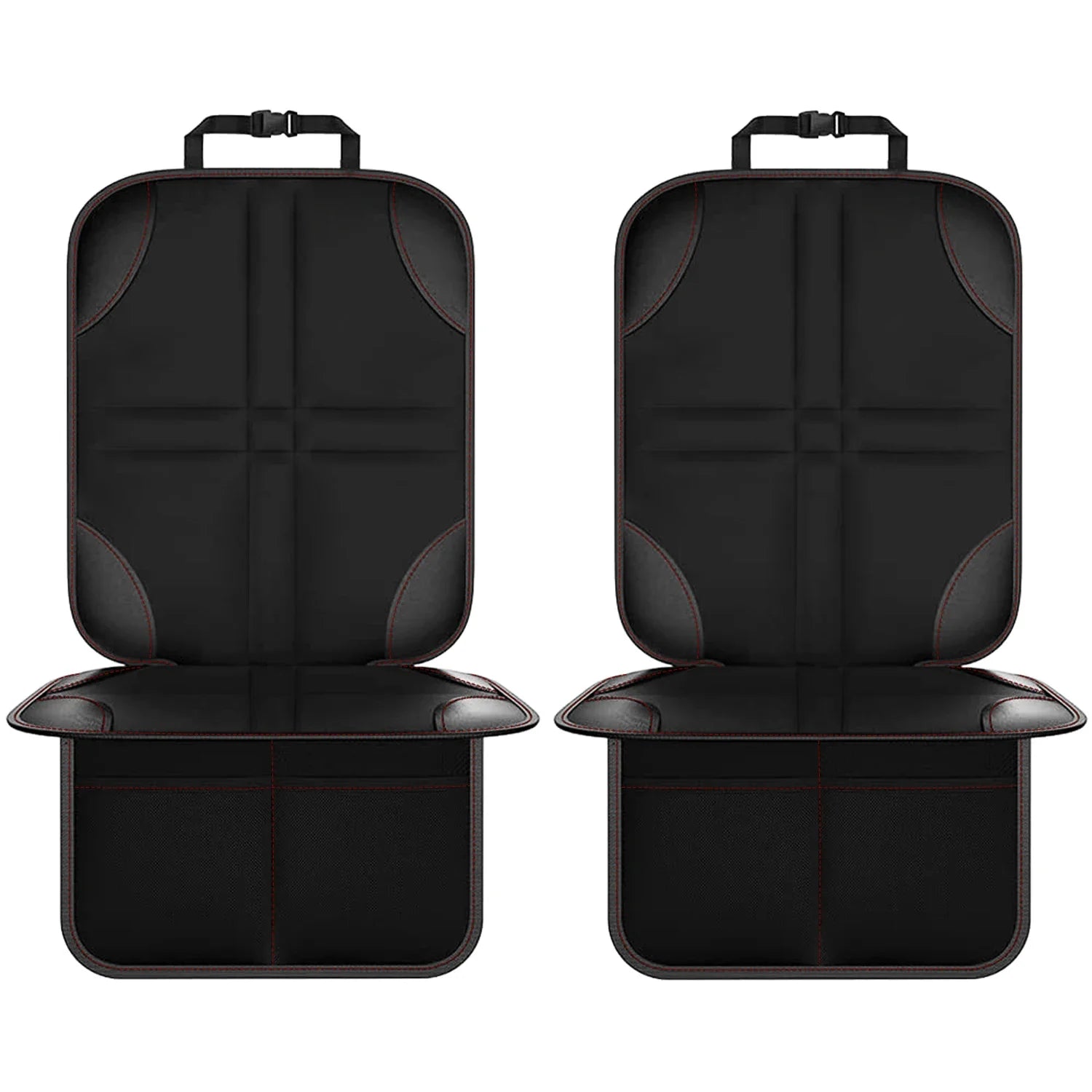 Universal Car Seat Protector for Child Baby Pet Waterproof Non-Slip Anti-Scratch Durable Auto Interior Cushion Cover with Pocket