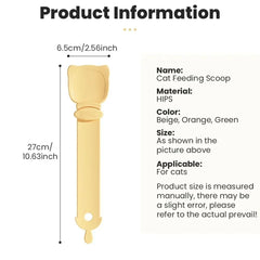 New Cat Treat Squeeze Spoon - Mess-Free Pet Feeding Tool for Cats, Snack Scoop, and Essential Pet Supplies