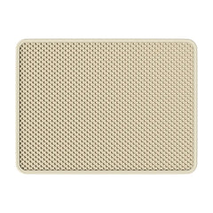 Cat Litter Mat Double Layer Waterproof Urine Proof Trapping Mat Easy to Clean Non-Slip Toilet Pad  Cat Scratch Pad Large Foot Pa