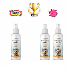Yegbong Dog Detangler Spray Pet Hair Untangling Smooth Care Spray Fresh Fragrance No Rinse All Sizes Pet Grooming Tool 100ml