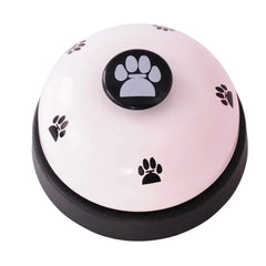 Interactive dog feeding training bell anti slip base easy to press hand training toys for dogs cats and children's pets button