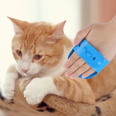 6PCS Pet Grooming Kit Silicone Dog Bath Brush Dog Toothbrush Finger Dog Bath Gloves Pet Grooming Gloves Dog Cat Bath Supplies