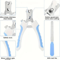 7 Pack Pet Grooming Set, Hair Removal Comb For Dog, Flea Comb, Dog Shampoo Brush, Pet Nail Clippers, Dog Toothbrush Set