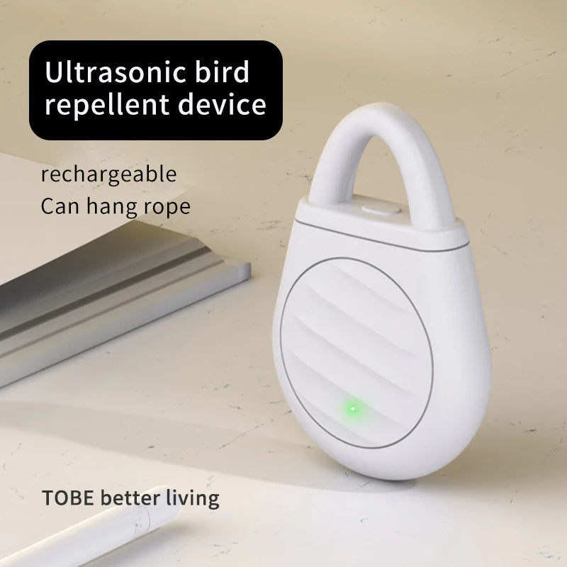 New Ultrasonic Flea Tick Repeller For People Cats Dogs Outdoor Indoor Use Rechargeable Anti-mosquito Parasite Protection