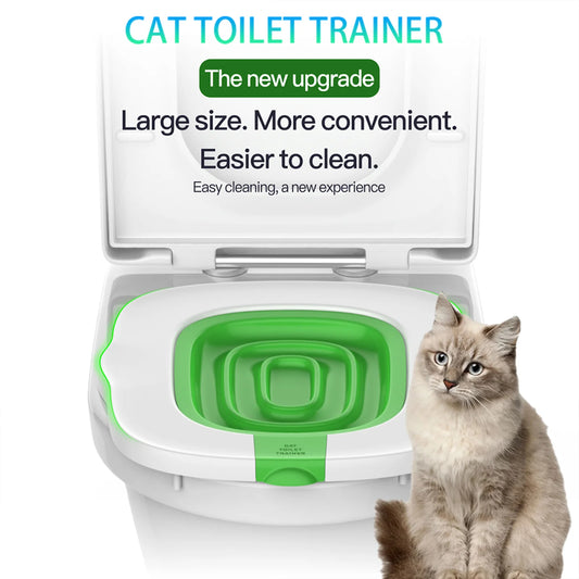 2024 cat and dog toilet training artifact squatting trainer cat toilet guide cat litter box removable and washable pet training