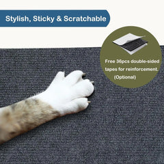 Self-Adhesive Cat Scratching Mat Carpet Anti-Scratch Sofa Tape Cat Scratcher Board Post for Indoor Cats Furniture Protection