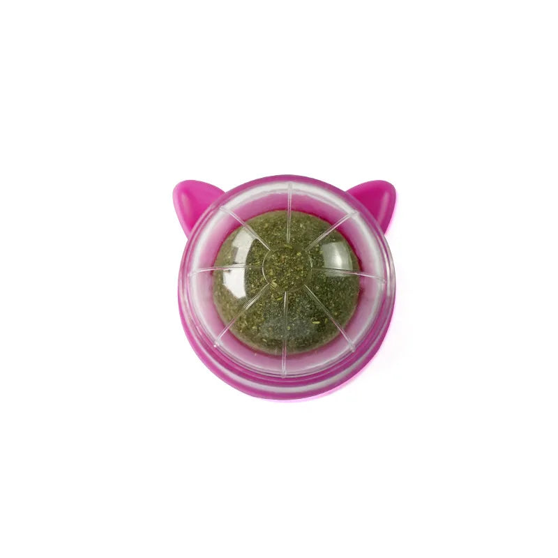 Cats Catnip Cat Toy Natural Ball Removal  Cat Grass Treats to Improve Digestion Wall Sticker Scratch Itchy Treat Healthy Supplie